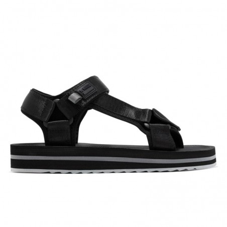 Sandalias Planas D.franklin Dfsh404001 Mujer Negro-negro