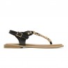 Sandalias Planas Porronet 3112 Mujer Negro