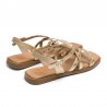Sandalias Planas Porronet 3113 Mujer Oro