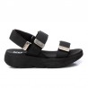 Sandalias Planas Xti 144073 Mujer Negro
