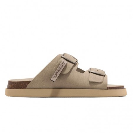 Sandalias Planas D.franklin Dfsh407001 Mujer Taupe