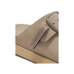 Sandalias Planas D.franklin Dfsh407001 Mujer Taupe