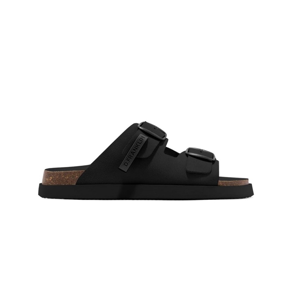 Sandalias Planas D.franklin Dfsh407001 Mujer Negro