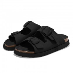 Sandalias Planas D.franklin Dfsh407001 Mujer Negro