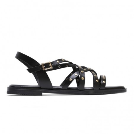 Sandalias Planas Porronet 3113 Mujer Negro