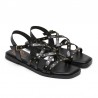 Sandalias Planas Porronet 3113 Mujer Negro