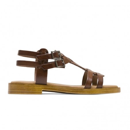 Sandalias Planas Porronet 3128 Mujer Moka