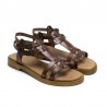Sandalias Planas Porronet 3128 Mujer Moka