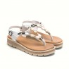 Sandalias Planas Porronet 3144 Mujer Blanco