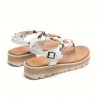 Sandalias Planas Porronet 3144 Mujer Blanco