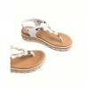 Sandalias Planas Porronet 3144 Mujer Blanco