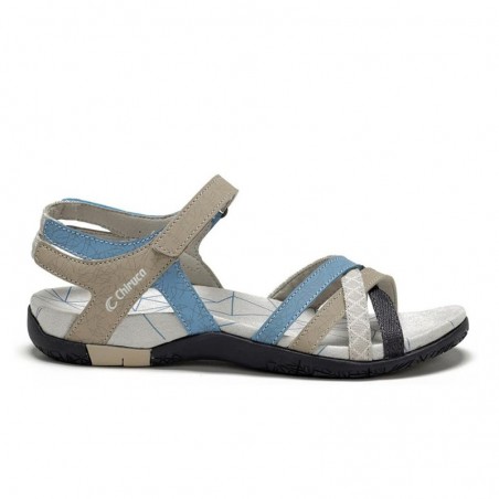 Sandalias Planas Chiruca Malibu 04 Mujer Beig