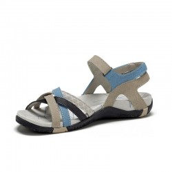 Sandalias Planas Chiruca Malibu 04 Mujer Beig