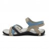 Sandalias Planas Chiruca Malibu 04 Mujer Beig