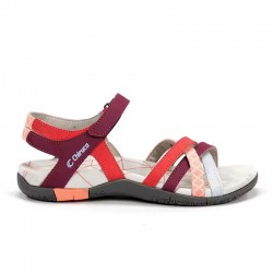 Sandalias Planas Chiruca Malibu 17 Mujer Burdeos