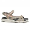 Sandalias Planas Chiruca Finisterre 04 Mujer Beig