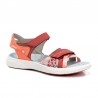 Sandalias Planas Chiruca Barbate 08 Mujer Burdeos
