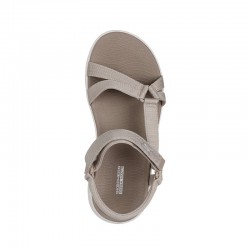 Sandalias Planas Skechers 141451 Mujer Taupe