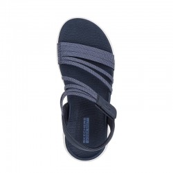 Sandalias Planas Skechers 141473 Mujer Marino