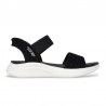 Sandalias Planas Skechers 119804 Mujer Negro