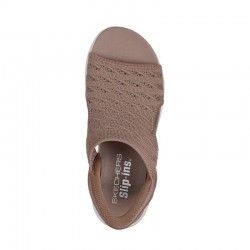 Sandalias Planas Skechers 119805 Mujer Marron