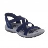 Sandalias Planas Skechers 163460 Mujer Marino