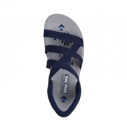 Sandalias Planas Skechers 163460 Mujer Marino