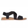 Sandalias Planas Skechers 114705 Mujer Negro