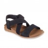 Sandalias Planas Skechers 114705 Mujer Negro