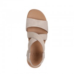 Sandalias Planas Skechers 114705 Mujer Taupe