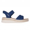 Sandalias Planas Skechers 114413 Mujer Marino