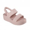 Sandalias Planas Skechers 111257 Mujer Gris