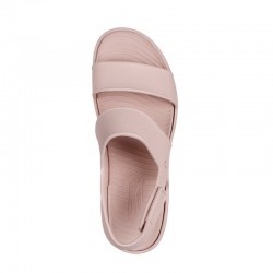 Sandalias Planas Skechers 111257 Mujer Gris