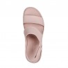 Sandalias Planas Skechers 111257 Mujer Gris