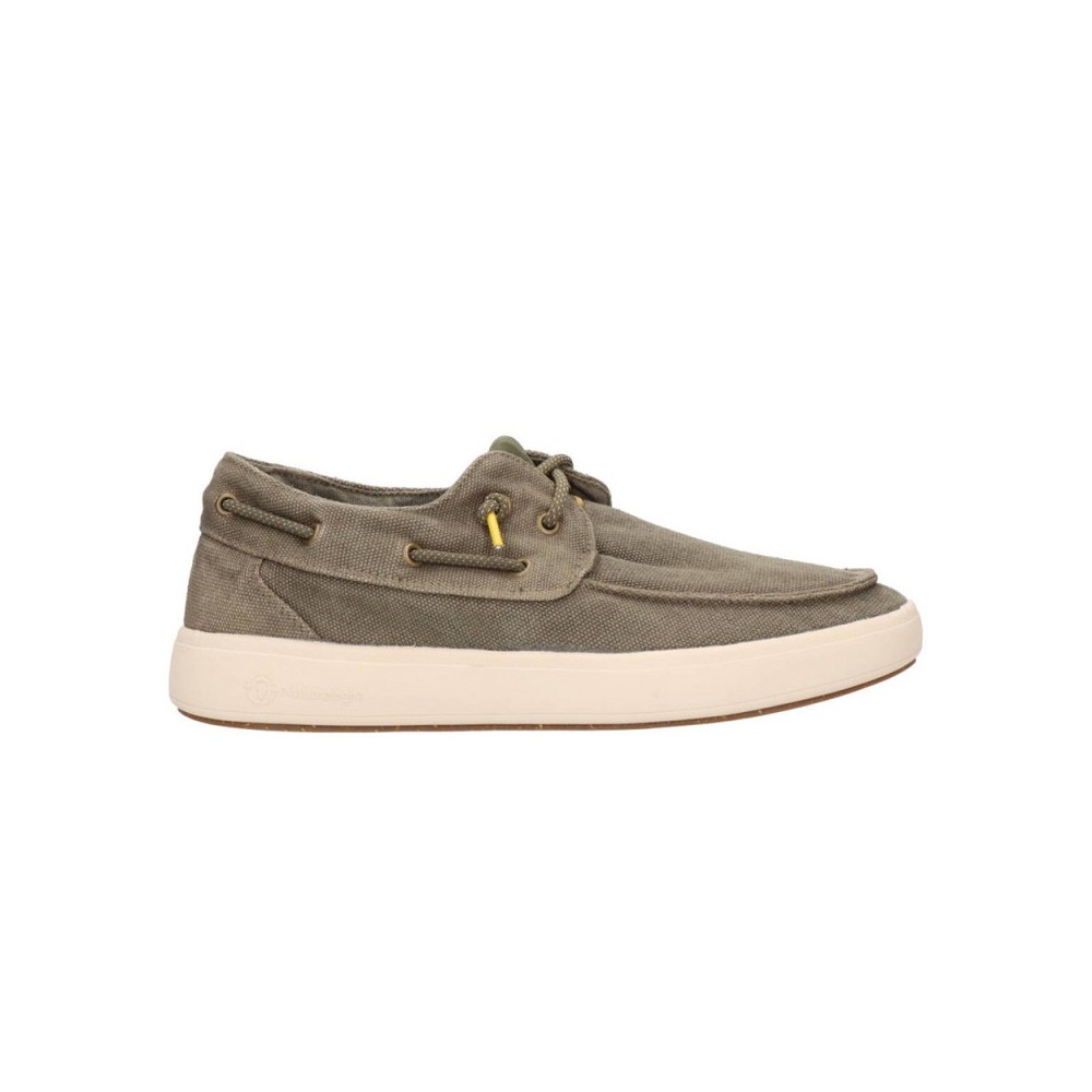 Zapatillas Lona Natural World 8413e Hombre Kaki