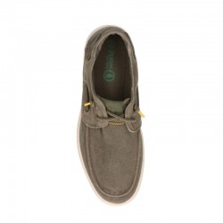 Zapatillas Lona Natural World 8413e Hombre Kaki