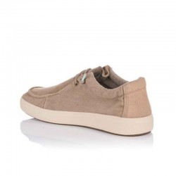 Zapatillas Lona Natural World 8411e Hombre Beig