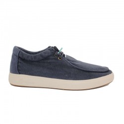 Zapatillas Lona Natural World 8411e Hombre Marino