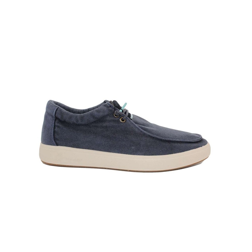 Zapatillas Lona Natural World 8411e Hombre Marino