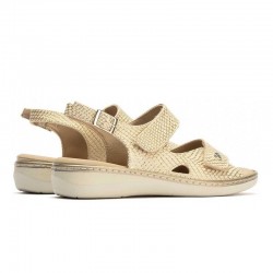 Sandalias Planas Pitillos 10300 Mujer Oro