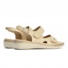 Sandalias Planas Pitillos 10300 Mujer Oro