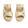 Sandalias Planas Pitillos 10300 Mujer Oro