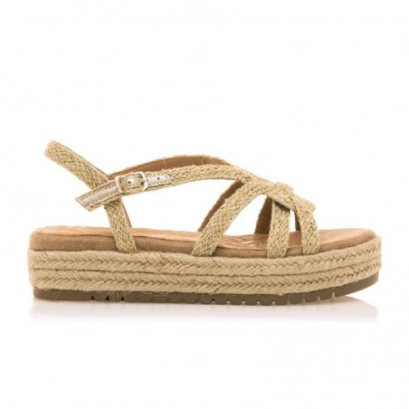 Sandalias Planas Mustang 51261 Mujer Natural