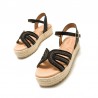 Sandalias Planas Mustang 54501 Mujer Negro