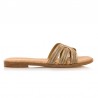 Sandalias Planas Mustang 54500 Mujer Oro