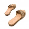 Sandalias Planas Mustang 54500 Mujer Oro