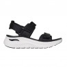 Sandalias Planas Skechers 119465 Mujer Negro