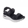 Sandalias Planas Skechers 119465 Mujer Negro