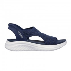 Sandalias Planas Skechers 119805 Mujer Marino