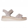 Sandalias Planas Skechers 114413 Mujer Taupe
